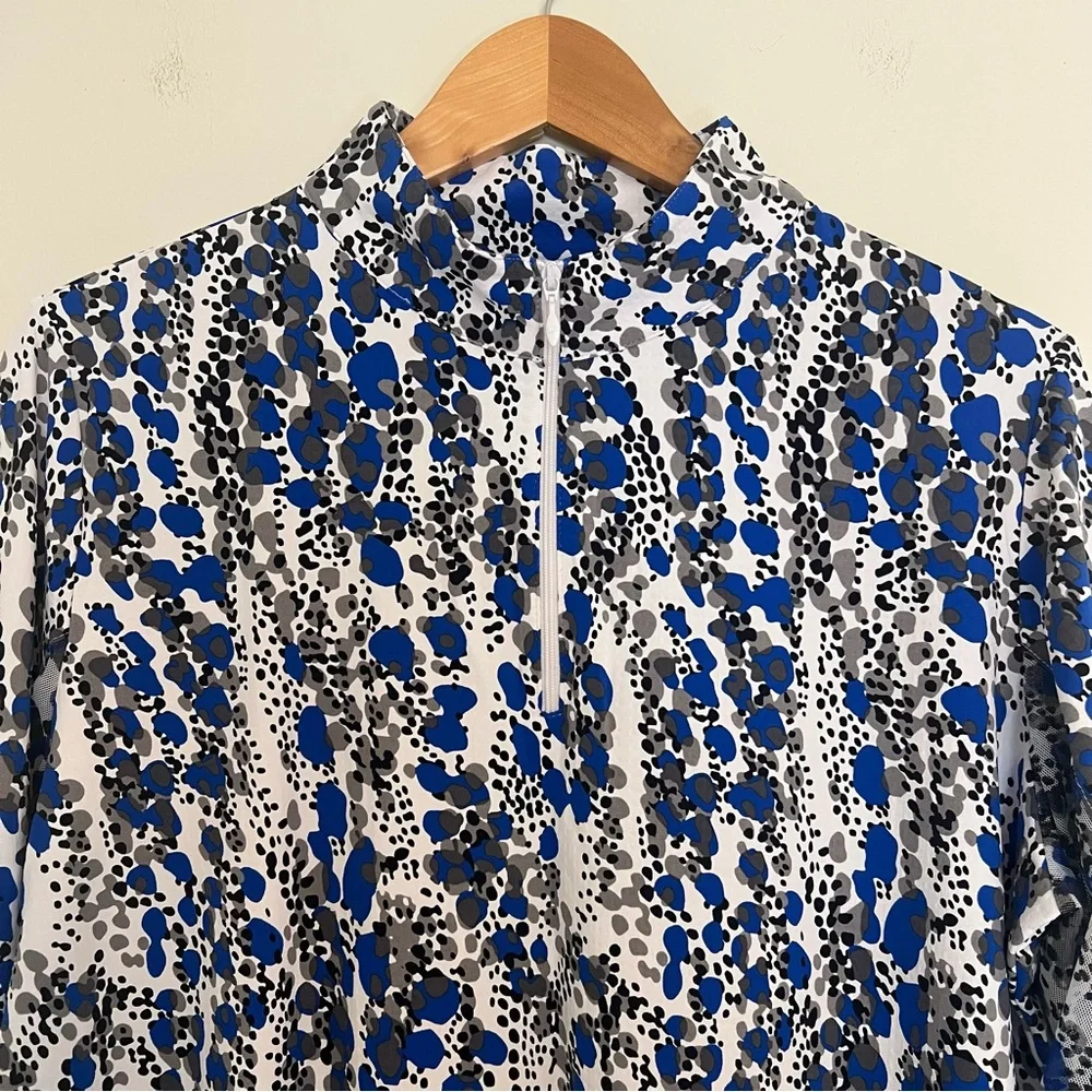 Ibkul Kamila Women’s Long Sleeve Quarter Zip Golf Shirt Size XL - Picture 5 of 8